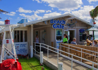 Entrance to Beach Cafe on the Commercial Boulevard pier